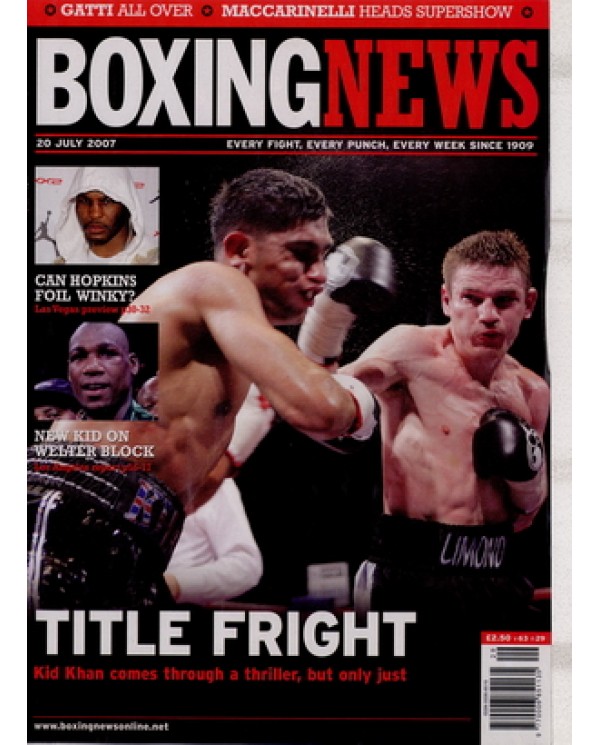 Boxing News magazine 20.7.2007 Download pdf