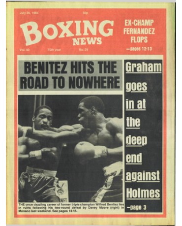 Boxing News magazine 20.7.1984 Download pdf