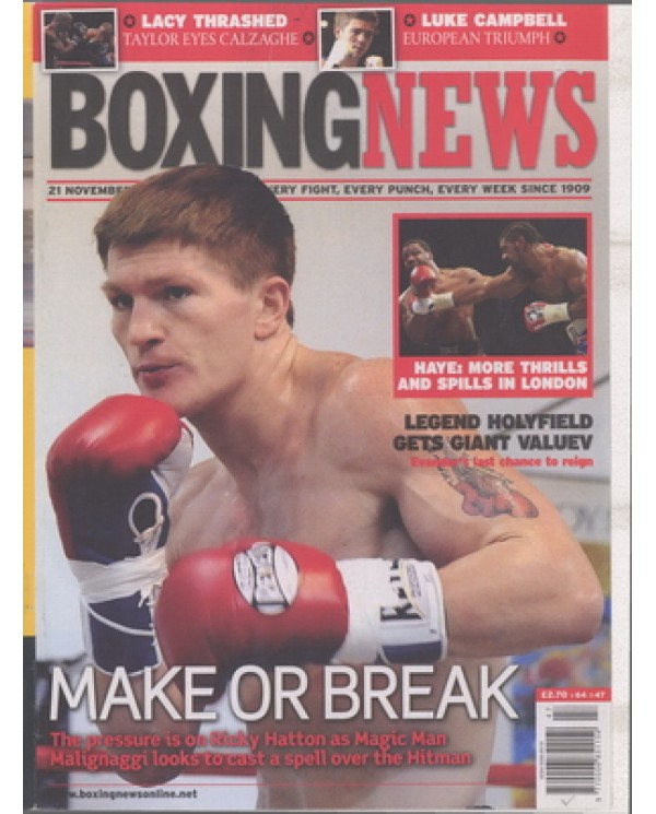 Boxing News magazine 21.11.2008 Download pdf