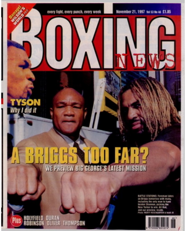 Boxing News magazine 21.11.1997 Download pdf