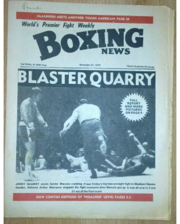 Boxing News download  PDF  21.12.1973