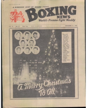 Boxing News magazine 21.12.1962  Download pdf