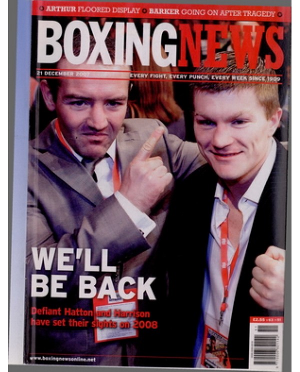 Boxing News magazine 21.12.2007 Download pdf