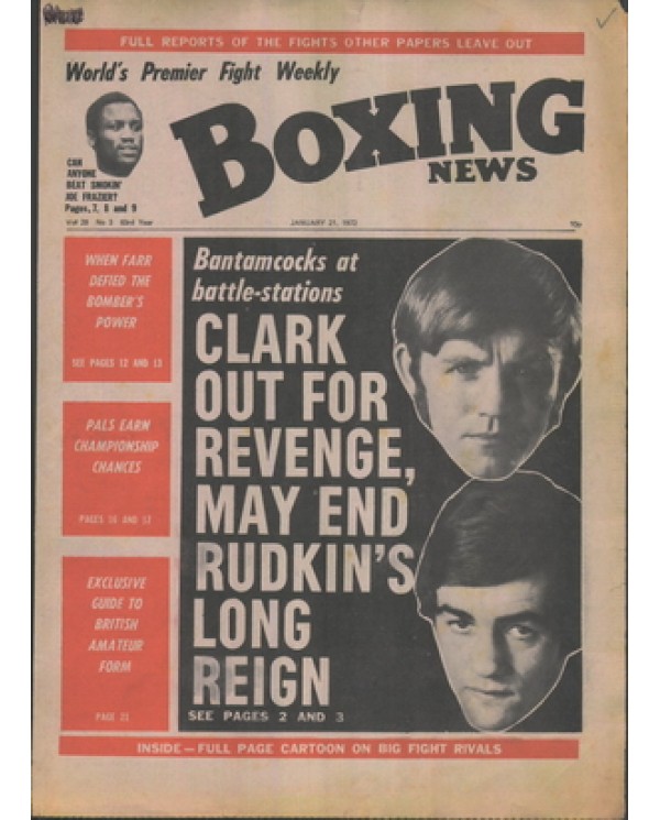 Boxing News magazine 21.1.1972  Download pdf