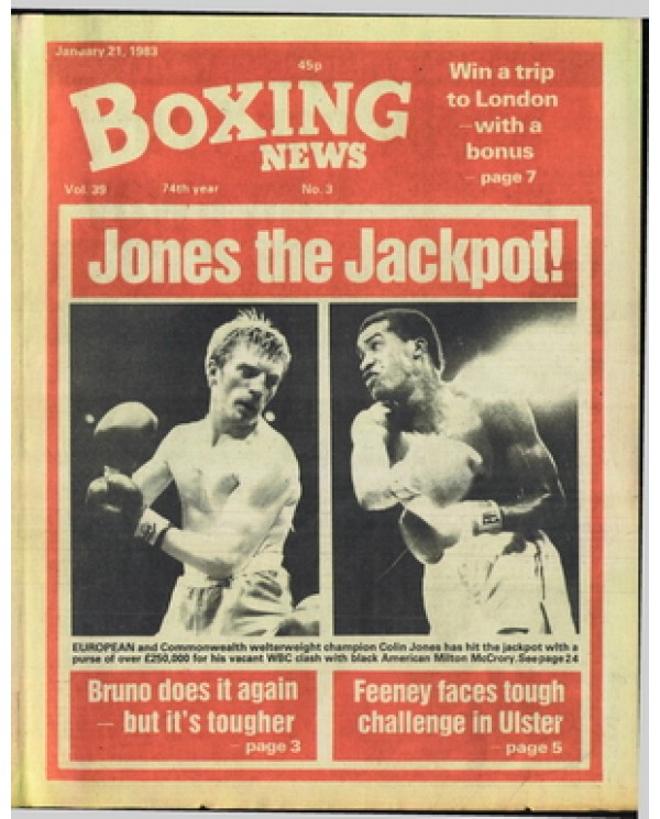 Boxing News magazine 21.1.1983 Download pdf