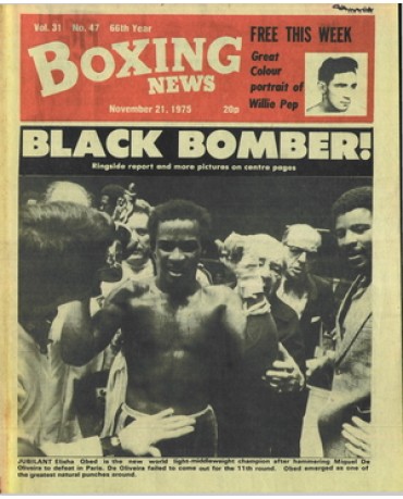 Boxing News magazine 21.11.1975 Download pdf