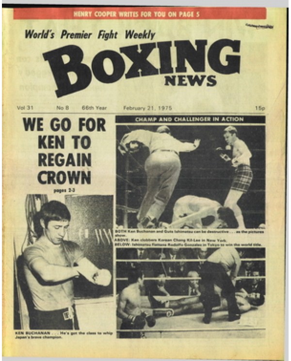 Boxing News magazine 21.2.1975 Download pdf