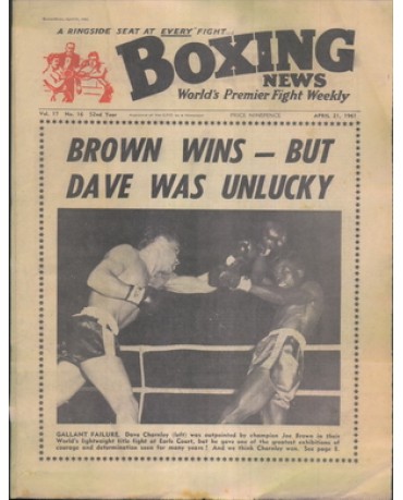 Boxing News magazine 21.4.1961  Download pdf