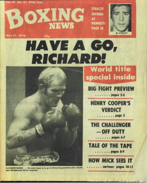 Boxing News magazine  21.5.1976 Download pdf