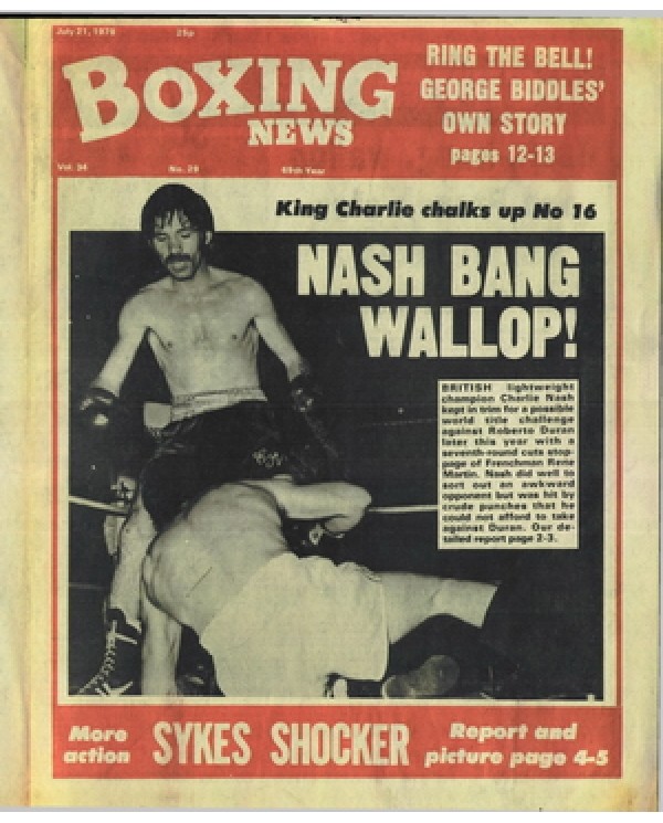 Boxing News magazine 21.7.1978 Download pdf