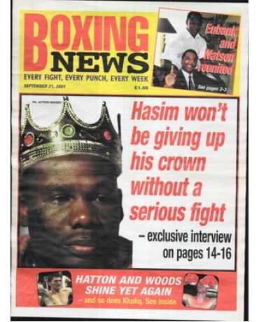 Boxing News magazine 21.9.2001 Download pdf