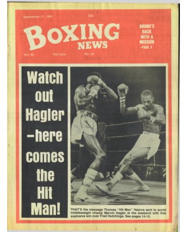 Boxing News magazine 21.9.1984 Download pdf