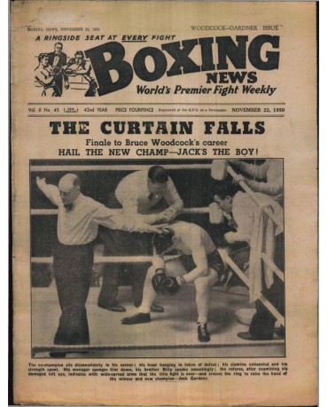 Boxing News magazine 22.11.1950 Download pdf