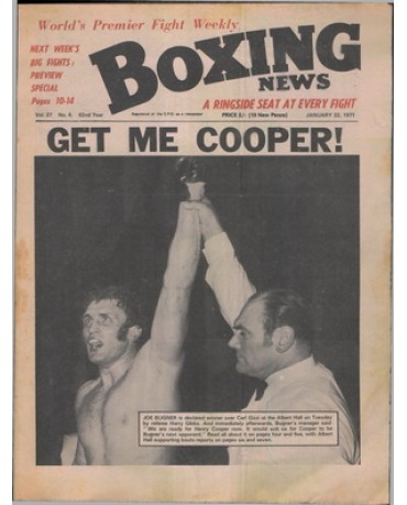 Boxing News magazine 22.1.1971 Download pdf