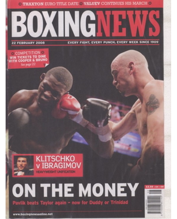 Boxing News magazine  22.2.2008 Download pdf