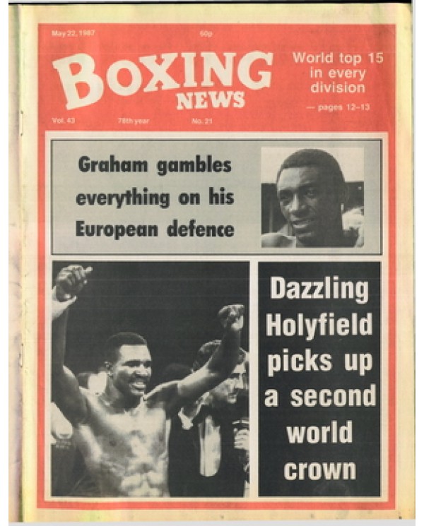 Boxing News magazine 22.5.1987 Download pdf