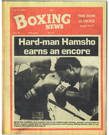 Boxing News magazine 22.7.1983 Download pdf