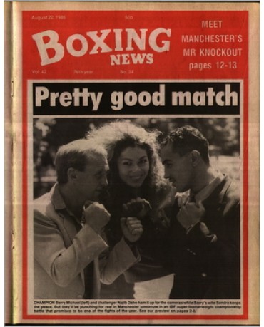 Boxing News magazine 22.8.1986 Download pdf
