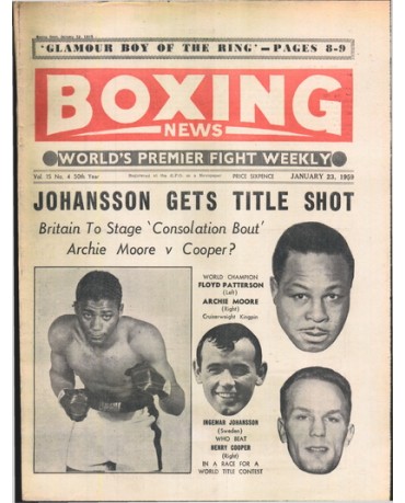 Boxing News magazine 23.1.1959 Download pdf