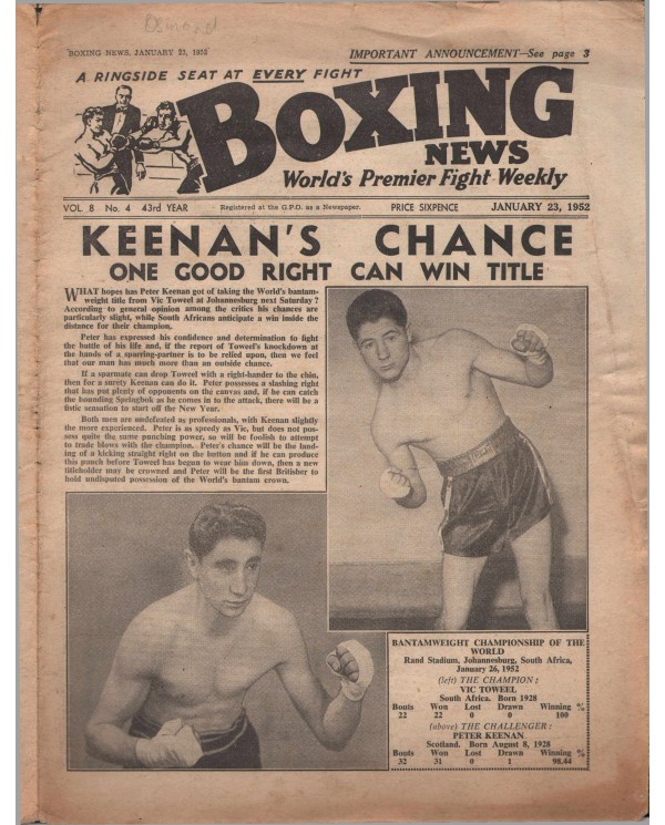 Boxing News magazine Download  23.1.1952.pdf