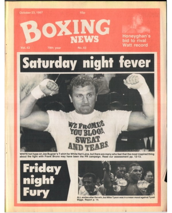 Boxing News magazine 23.10.1987 Download pdf