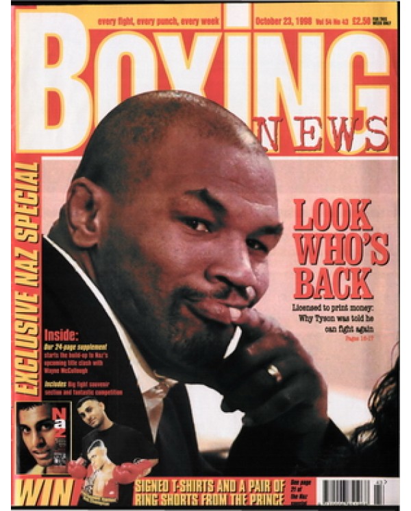 Boxing News magazine 23.10.1998 Download pdf