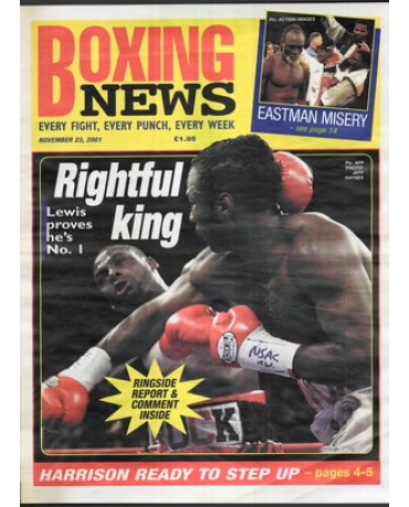 Boxing News magazine 23.11.2001 Download pdf