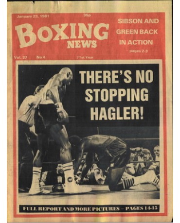 Boxing News magazine 23.1.1981 Download pdf