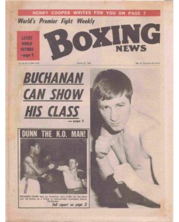 Boxing News magazine Download PDF 23.3.1973