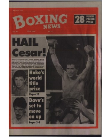 Boxing News magazine 23.3.1990 Download pdf