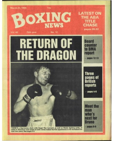 Boxing News magazine 23.3.1984 Download pdf