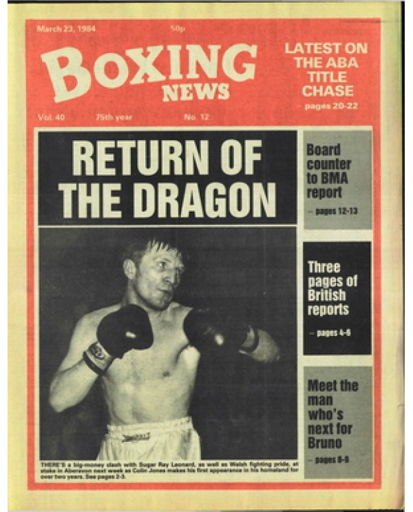 Boxing News magazine 23.3.1984 Download pdf