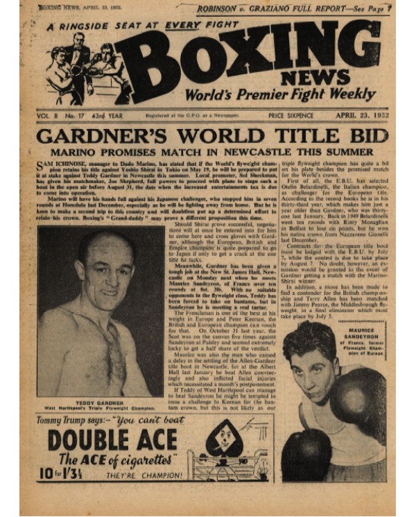 Boxing News magazine 23.4.1952 Download pdf