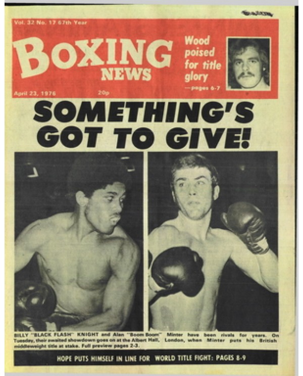 Boxing News magazine 23.4.1976 Memorabilia