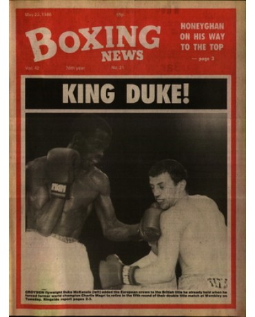 Boxing News magazine 23.5.1986 Download pdf