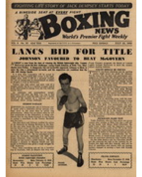 Boxing News magazine 23.7.1952 Download pdf