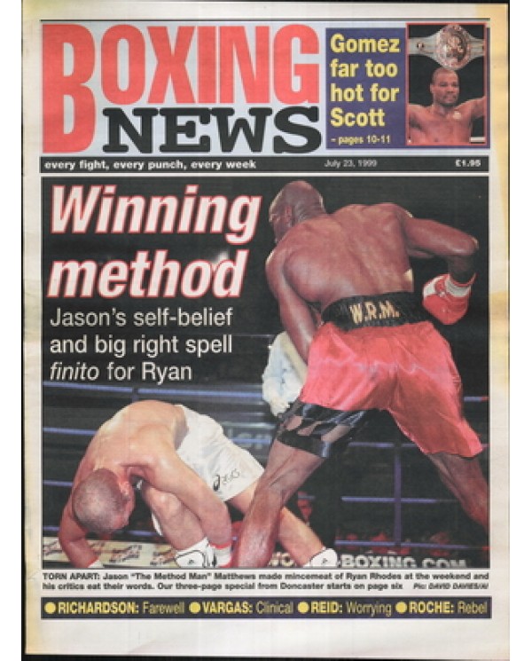 Boxing News magazine 23.7.1999 Download pdf