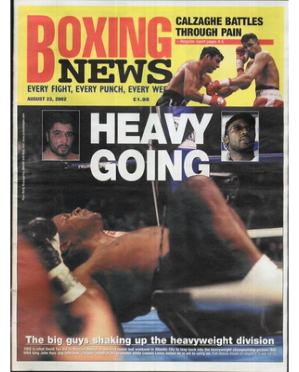 Boxing News magazine 23.8.2002 Download pdf