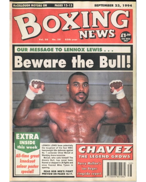 Boxing News magazine 23.9.1994 Download pdf