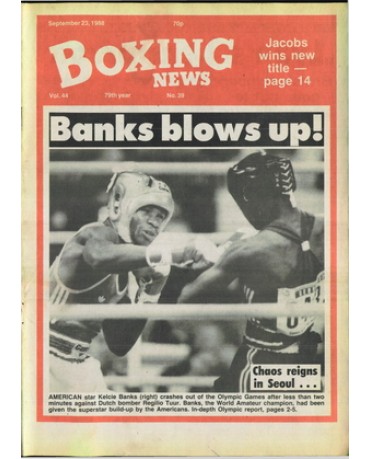 Boxing News magazine 23.9.1988 Download pdf