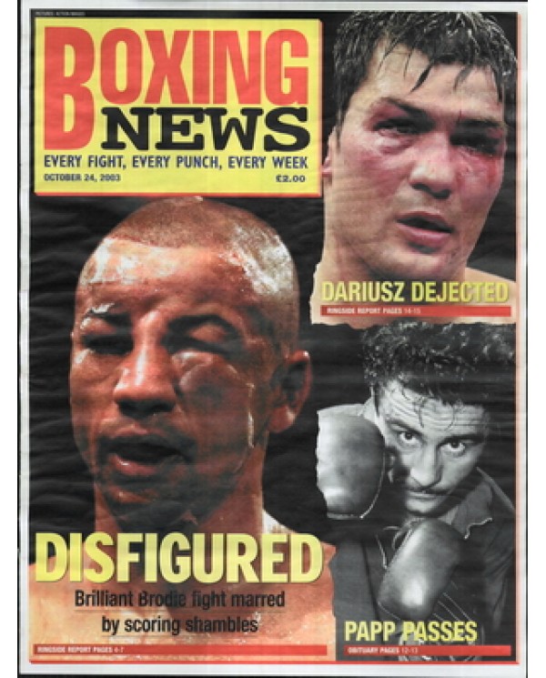 Boxing News magazine 24.10.2003 Download pdf