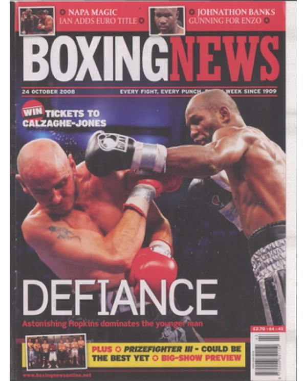 Boxing News magazine 24.10.2008 Download pdf