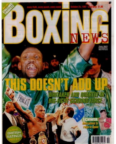 Boxing News magazine 24.10.1997 Download pdf