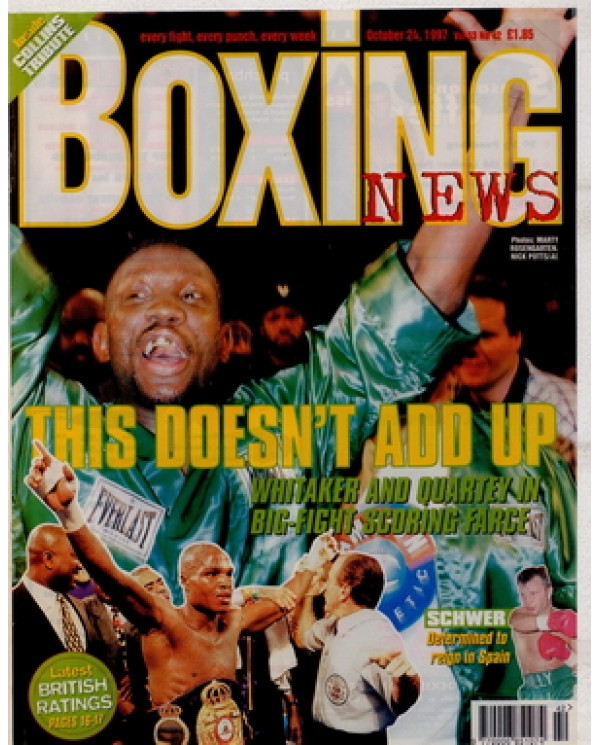 Boxing News magazine 24.10.1997 Download pdf