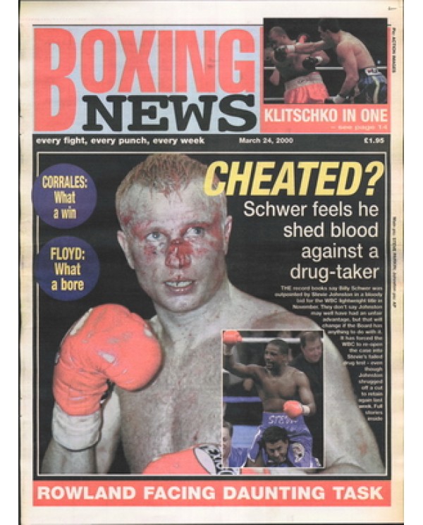 Boxing News magazine 24.3.2000 Download pdf