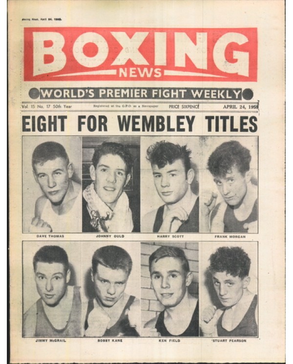 Boxing News magazine 24.4.1959 Download pdf