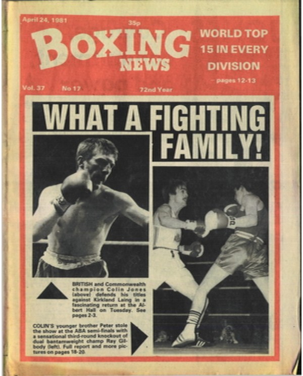 Boxing News magazine 24.4.1981 Download pdf