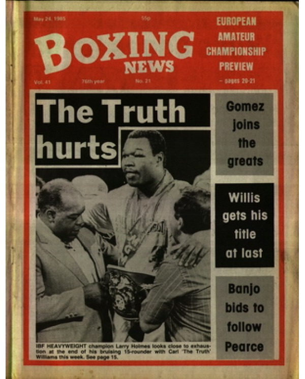 Boxing News magazine 24.5.1985 Download pdf