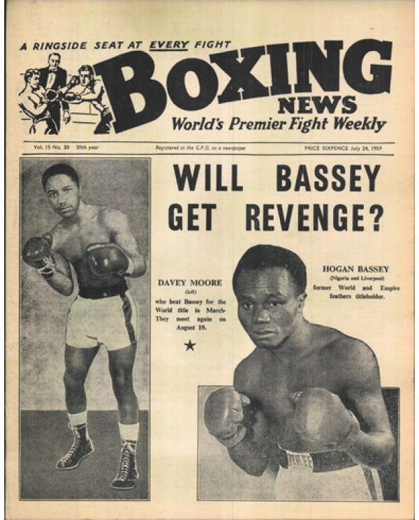 Boxing News magazine 24.7.1959 Download pdf