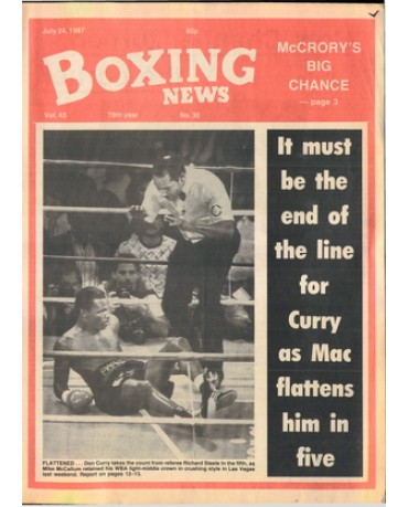 Boxing News magazine 24.7.1987 Download pdf